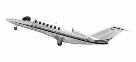 AirSprint CJ3+ plane taking off