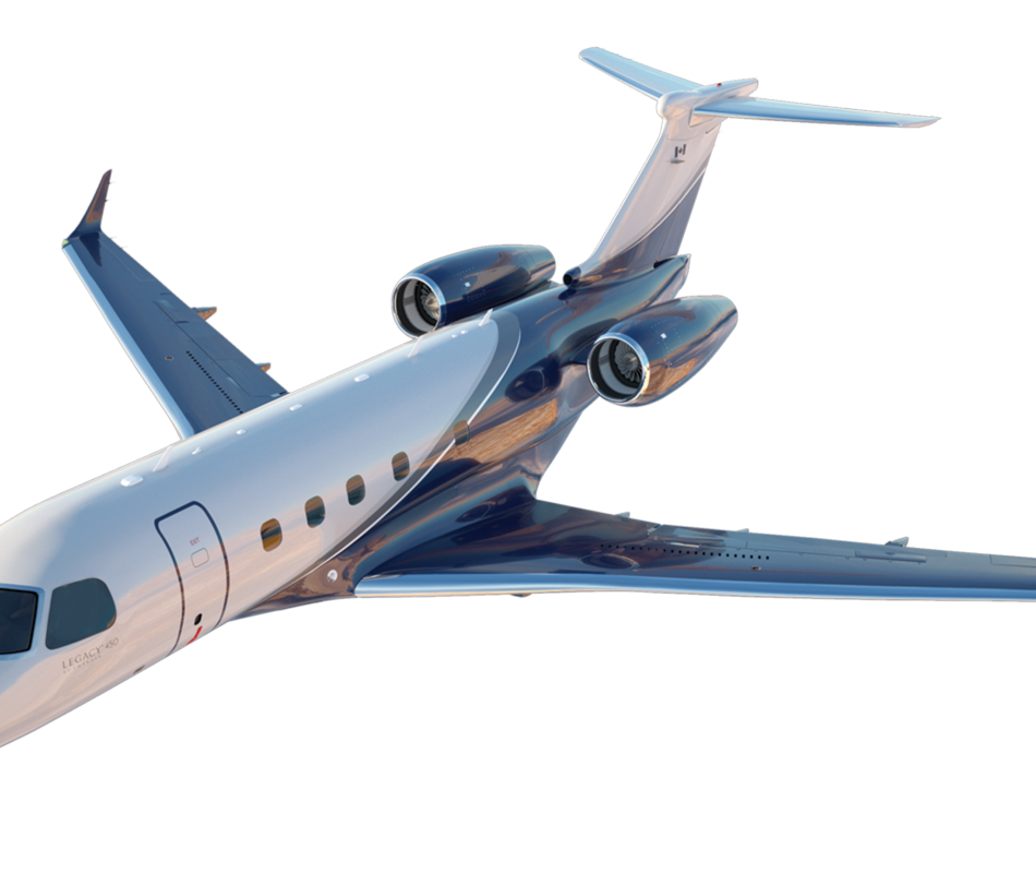 Embraer Praetor 450 Exterior Rendering | AirSprint