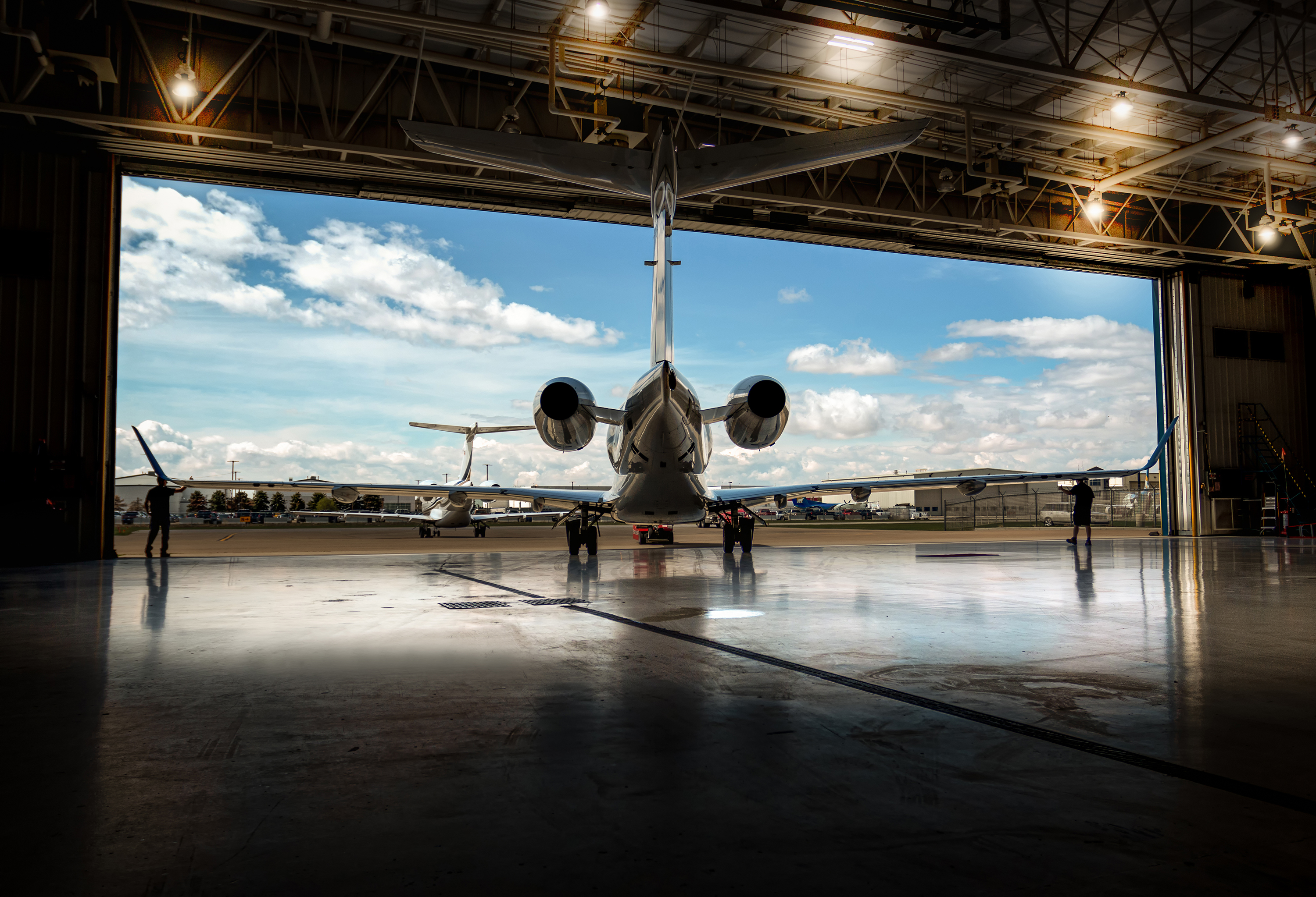 AirSprint Legacy 450 YYC Hangar