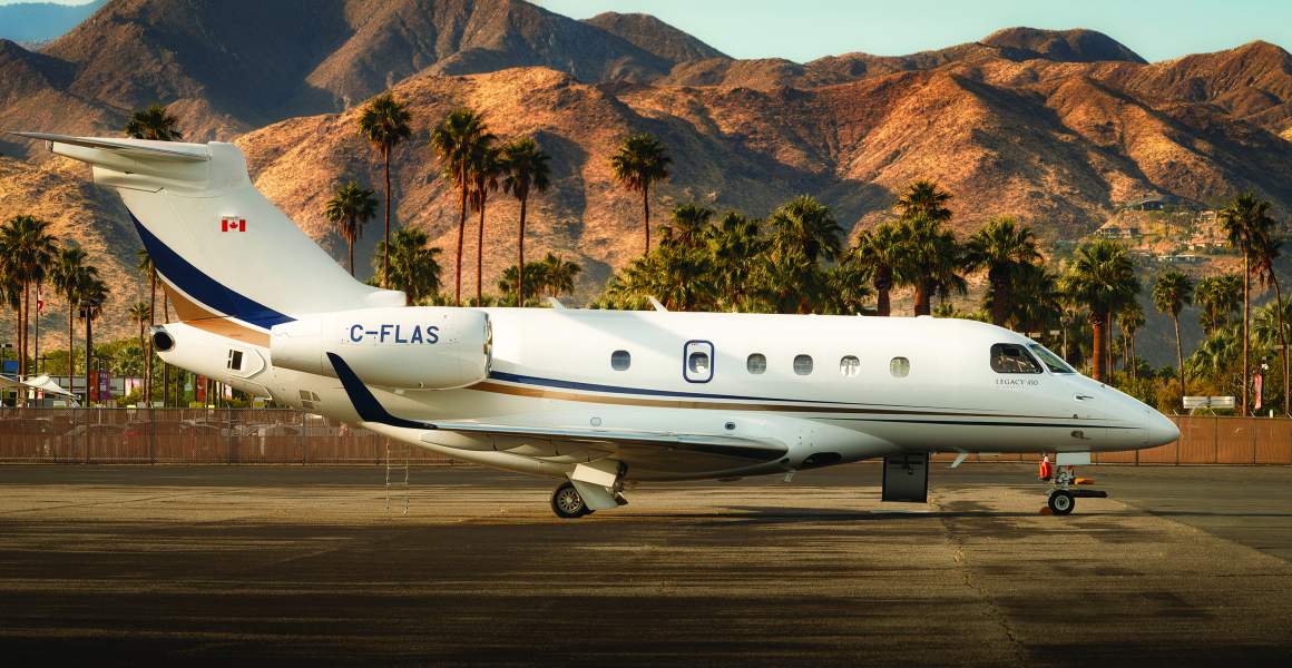AirSprint Legacy 450 in Palm Springs