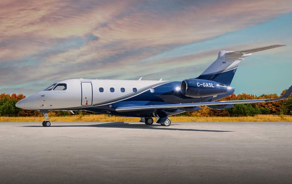 AirSprint Legacy 450 ready for departure