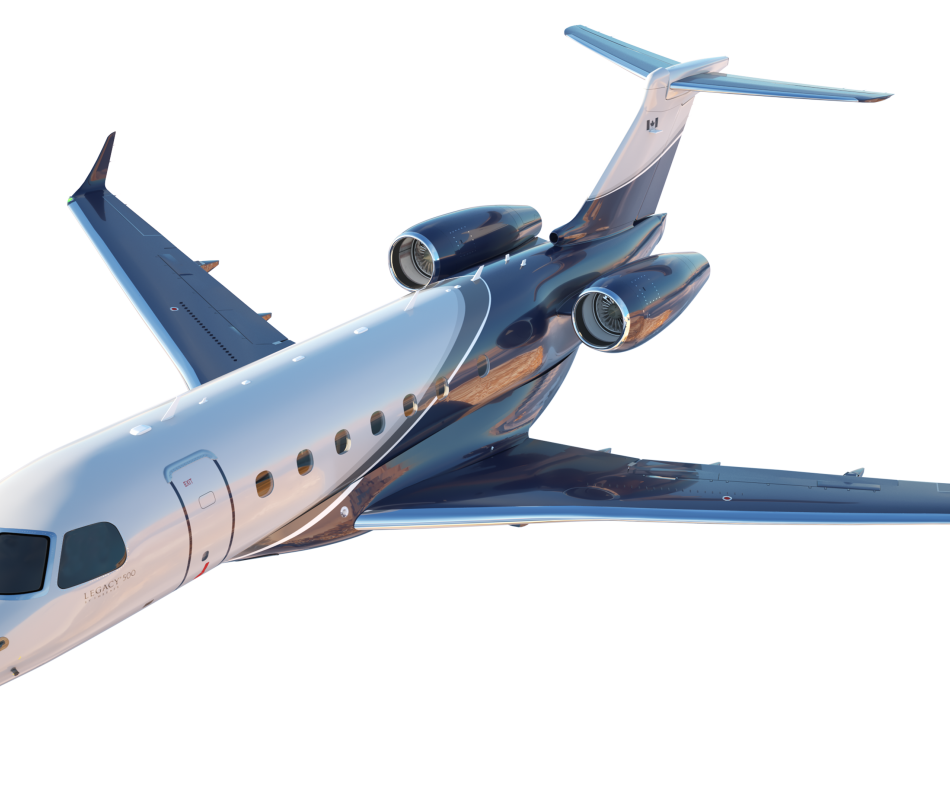 Embraer Legacy 500 Exterior Rendering | AirSprint