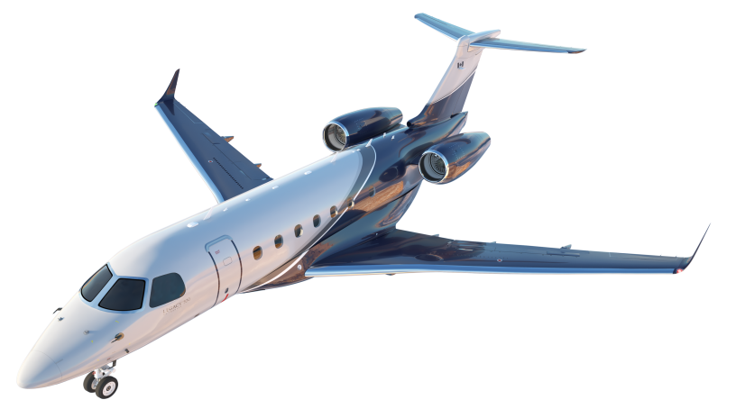 Embraer Legacy 500 Exterior Rendering | AirSprint