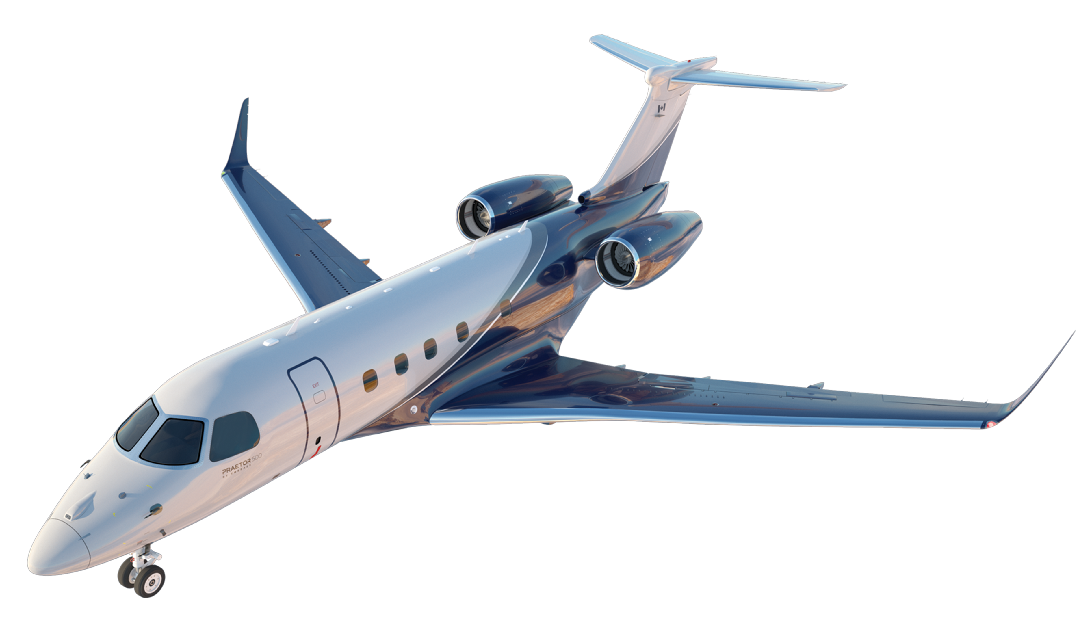 Embraer Praetor 500 Exterior Rendering | AirSprint