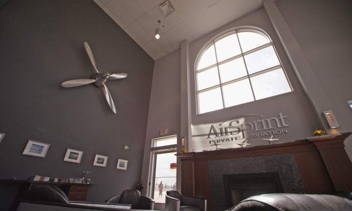 AirSprint's VIP Lounge at Calgary, Alberta YYC