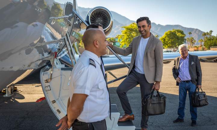 Arriving at your jet for departure | AirSprint