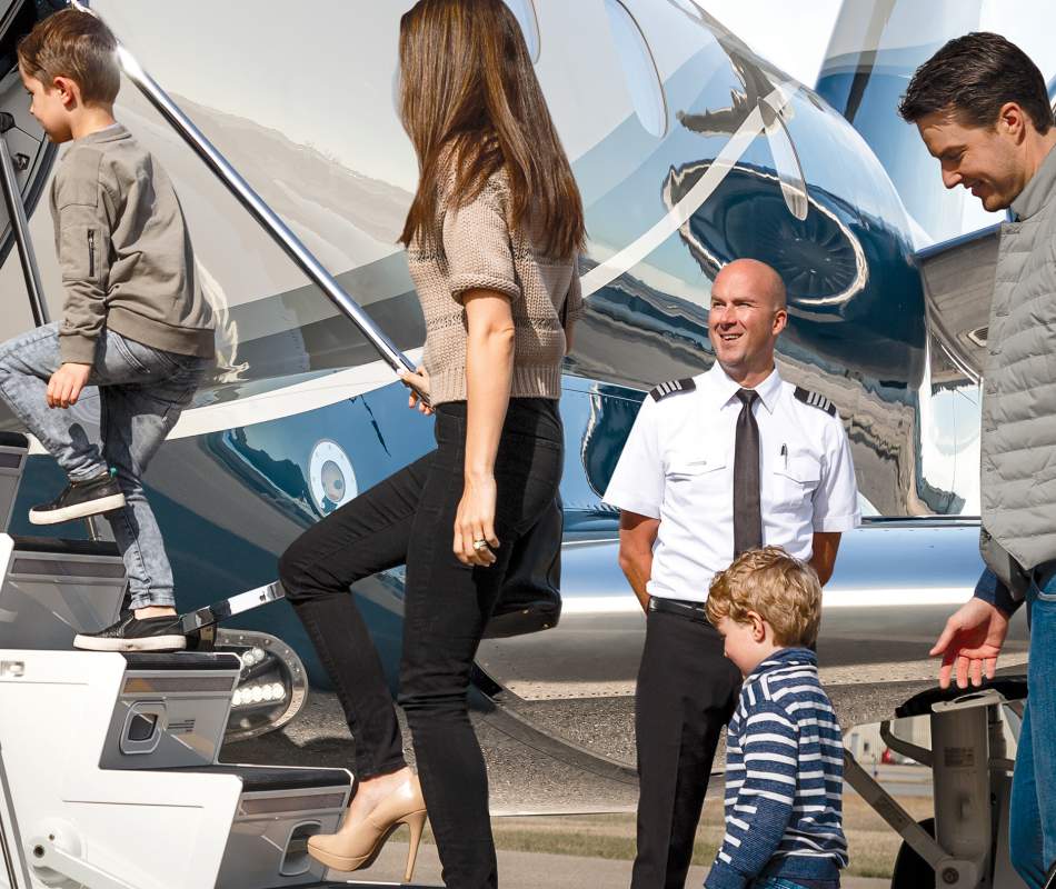 AirSprint Praetor 500 airplane family vacation image