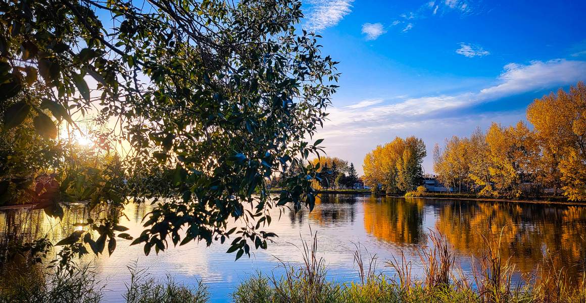 Beautiful Autumn Day in Parkland County, Spruce Grove  |  AirSprint Private Aviation