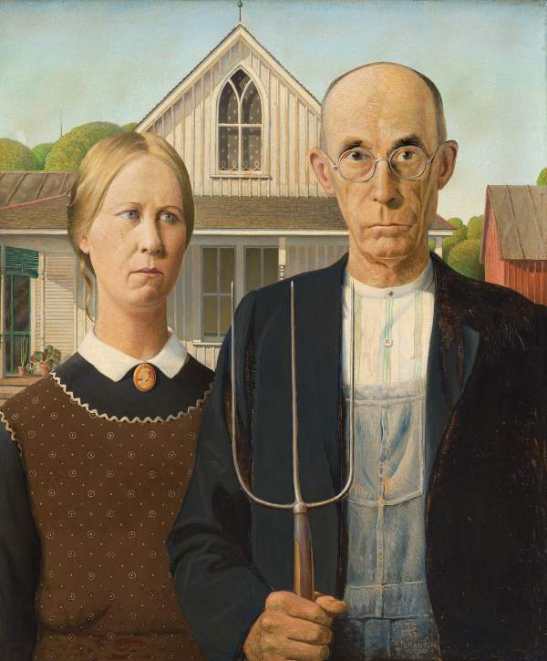 Grant Wood |  American Gothic, 1930 | The Art Insitute of Chicago