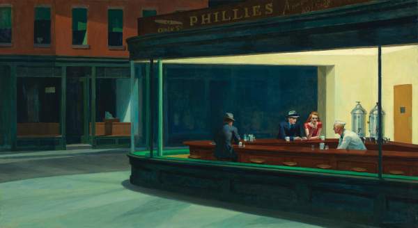 Edward Hopper | Nighthawks, 1942 | The Art Insitute of Chicago