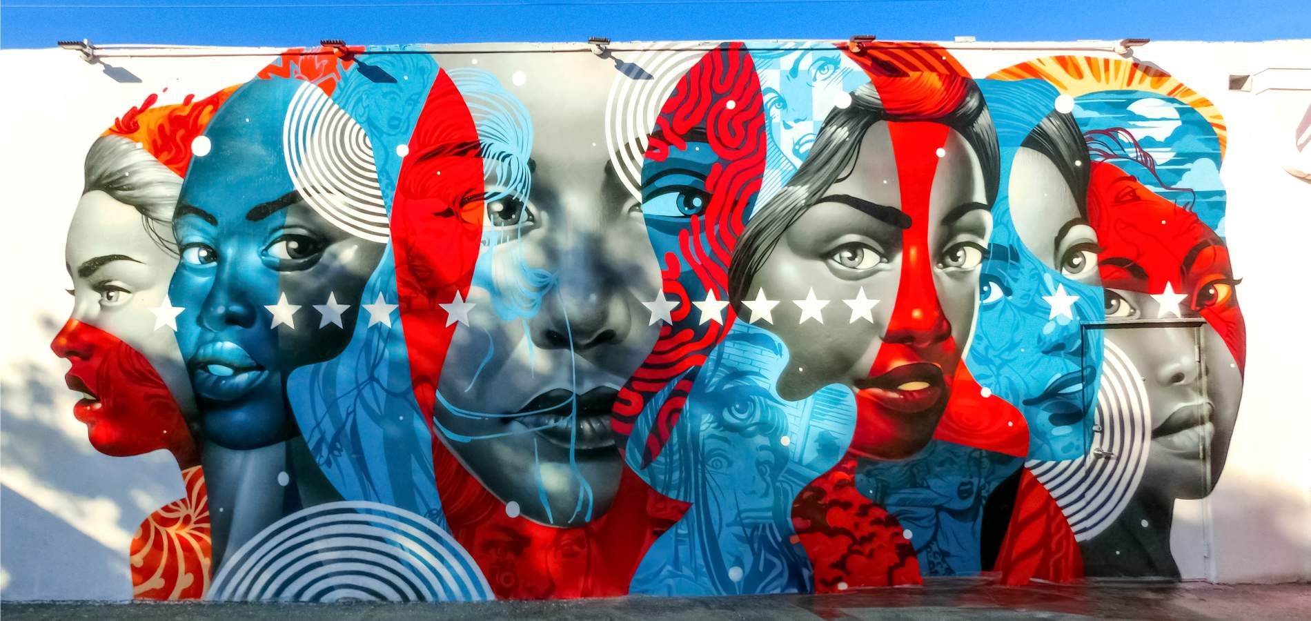 Wall Mural at Wynwood in Miami, Florida | AirSprint Private Aviation