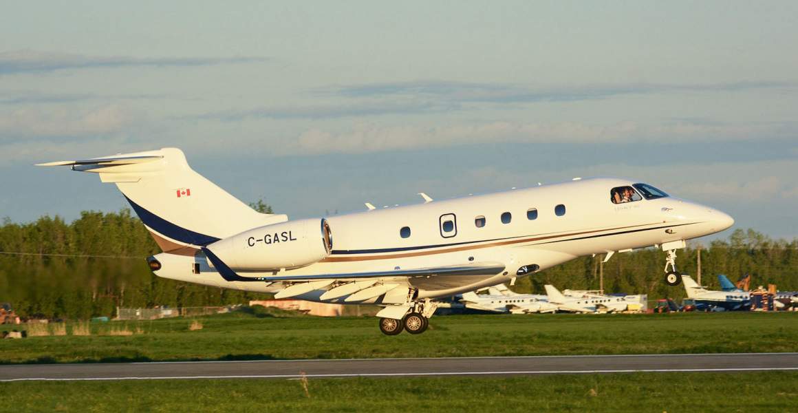 AirSprint Embraer Legacy 450 departure out of St. Hubert, QC | AirSprint Private Aviation