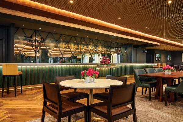 Une expérience gastronomique au Paddock Club, très prisée.