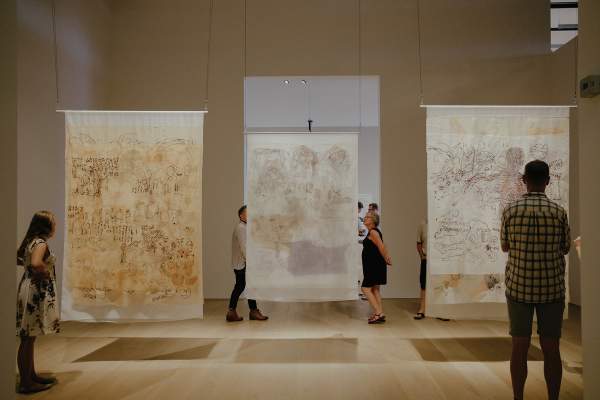 Exhibition opening at the privately funded gallery.
